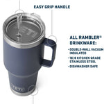 Yeti Rambler 35 oz. Straw Mug - A large, insulated tumbler with a built-in straw and lid.