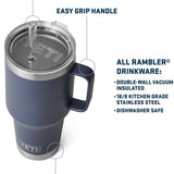 Yeti Rambler 35 oz. Straw Mug - A large, insulated tumbler with a built-in straw and lid.