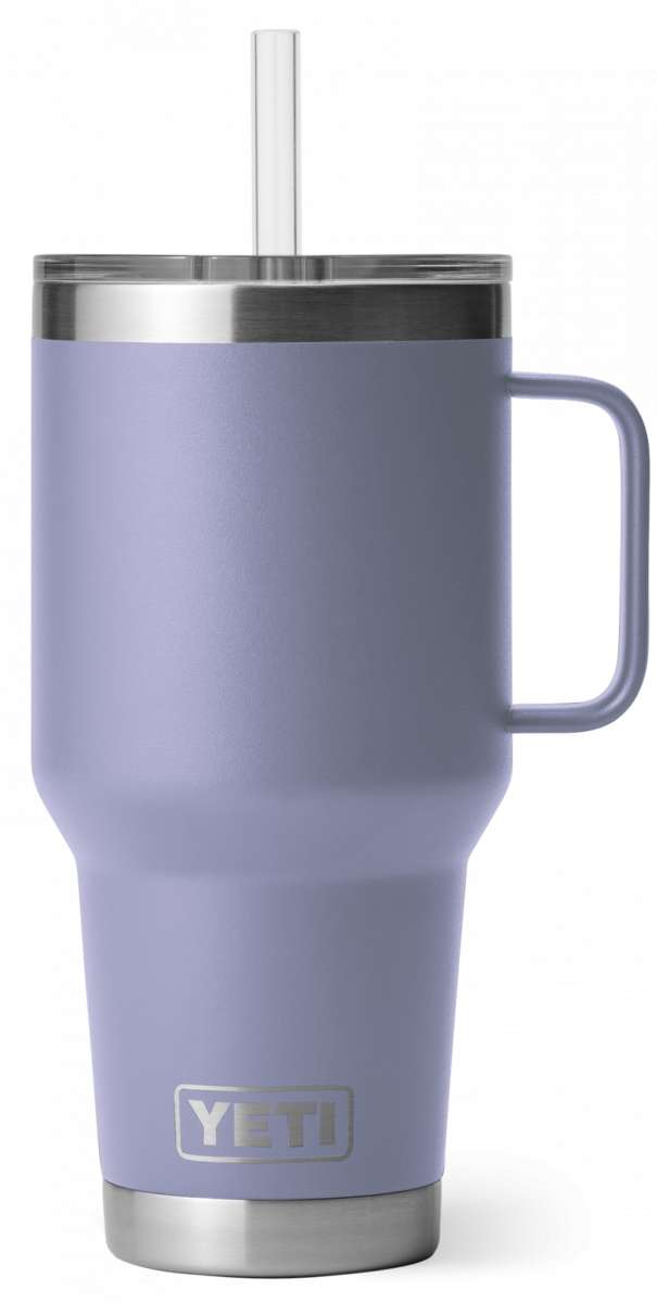 Yeti Rambler 35 oz. Straw Mug - A large, insulated tumbler with a built-in straw and lid.