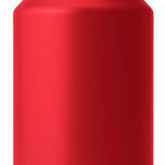 Yeti Rambler 64 oz. Bottle Chug - A red insulated bottle with a black lid and handle, featuring a chug spout on top.