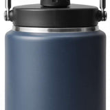 Yeti Rambler Half Gallon Jug - A large, insulated jug with a screw-on lid and handle on top. It is primarily white with dark gray lettering.