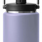 Yeti Rambler Half Gallon Jug - A large, insulated jug with a screw-top lid and handle on top.
