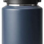 Yeti Rambler One Gallon Jug - A large, insulated jug with a screw-top lid and handle on top. It is primarily white with dark gray lettering.
