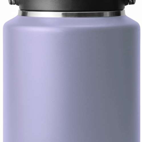 Yeti Rambler One Gallon Jug - A large, insulated jug with a screw-top lid and handle on top. It is primarily white with silver hardware.