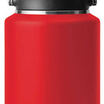 Yeti Rambler One Gallon Jug - A red insulated jug with a black screw-top lid and handle, featuring a silver logo on the front.