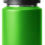 Yeti Rambler One Gallon Jug - A large, insulated jug with a screw-top lid and handle on top. It is mostly green in color.