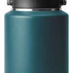 Yeti Rambler One Gallon Jug - A large, insulated jug with a screw-top lid and handle on top. It is primarily white with dark gray lettering.